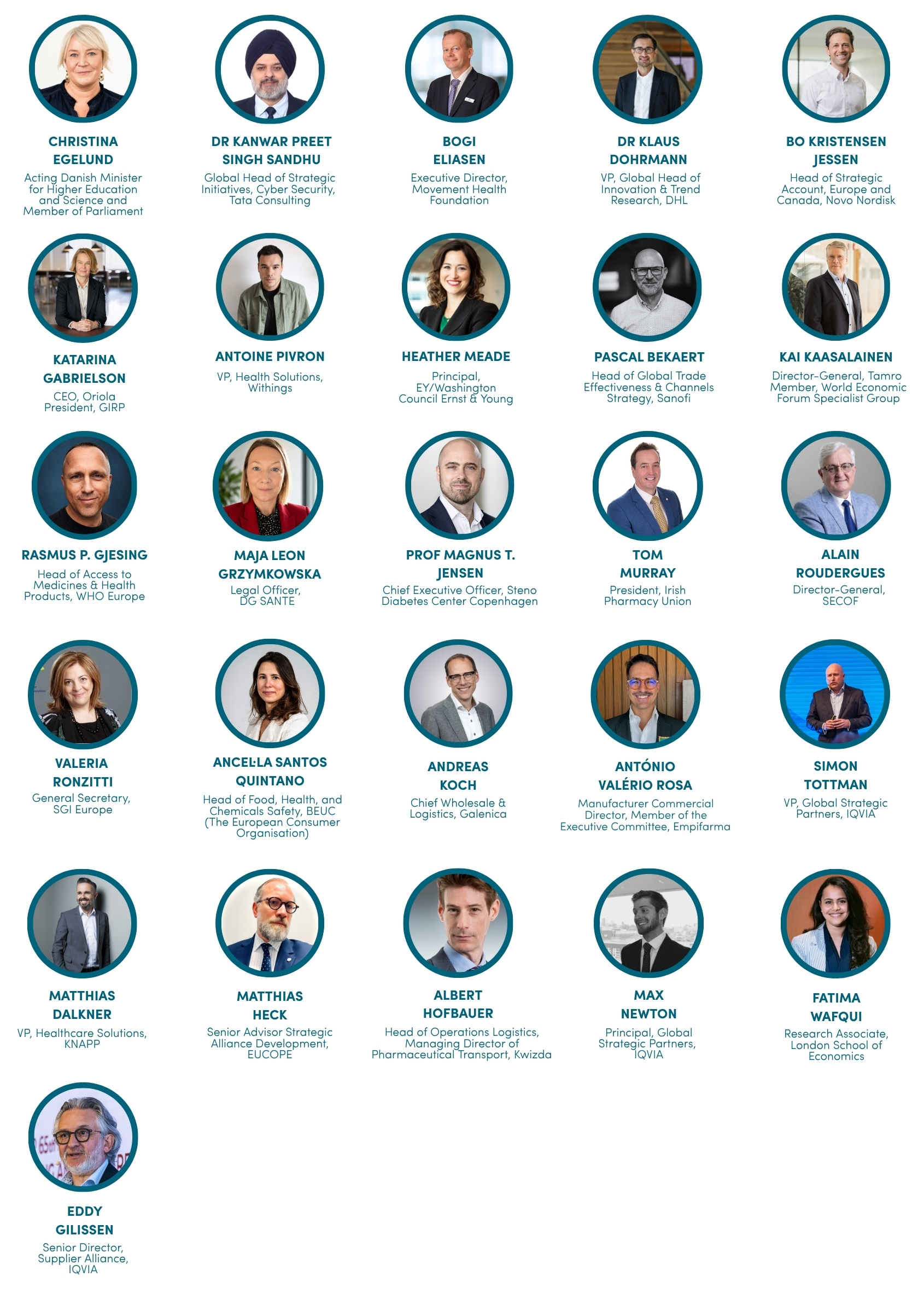 Confirmed speakers 05.20